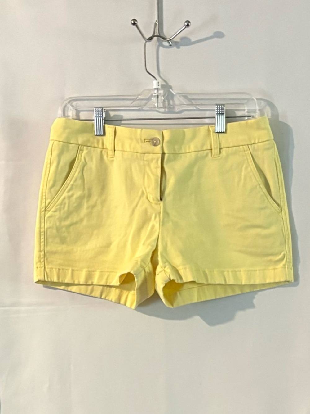 Southern Tide Pale Yellow Cotton-Blend Women's Shorts